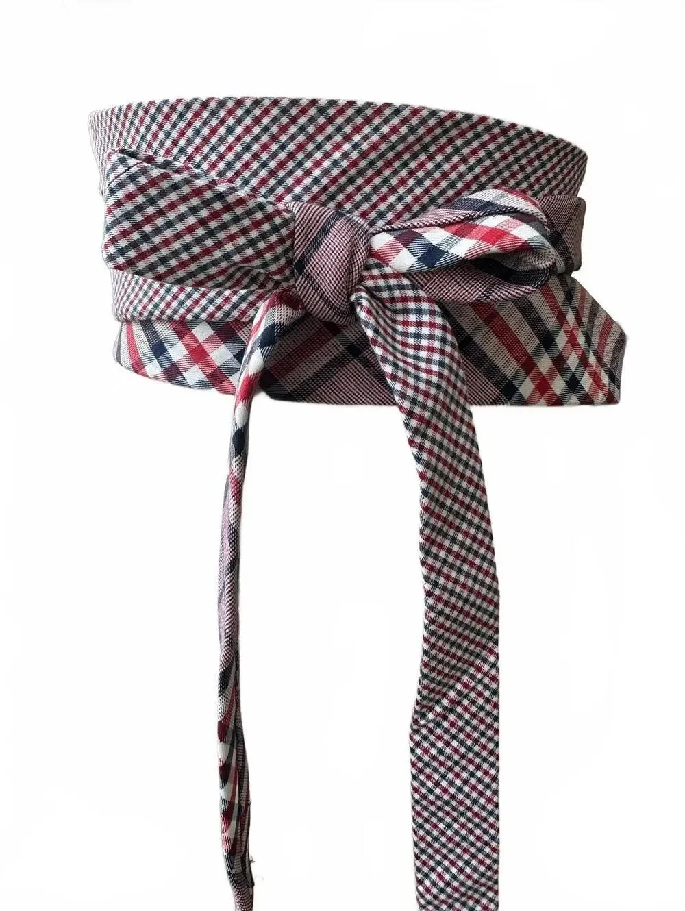 Upcycled Necktie Obi Wrap Belt | Handmade Corset Style Belt | One-of-a-Kind | OS